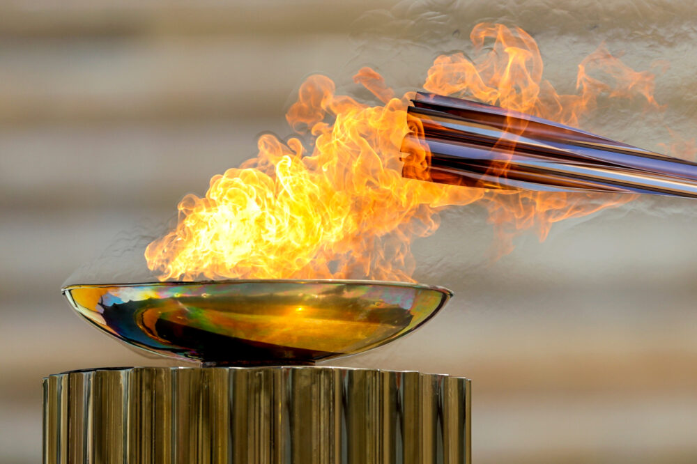 Olympic Flame handover ceremony