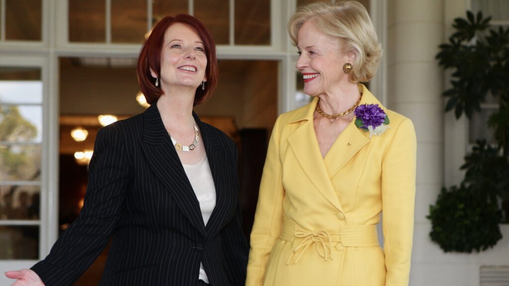 Strong Female Lead Julia Gillard and Quentin Bryce.