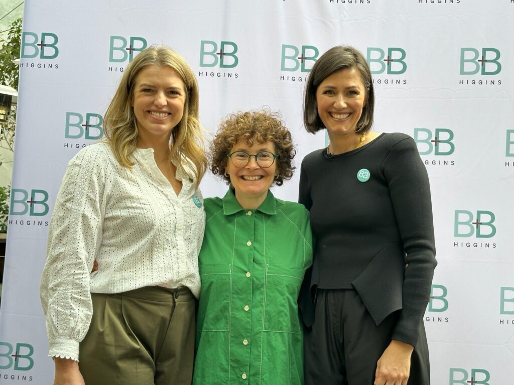 Lucy Bradlow (left), Professor Kim Rubenstein (centre) and Bronwen Bock (right). Picture: Supplied